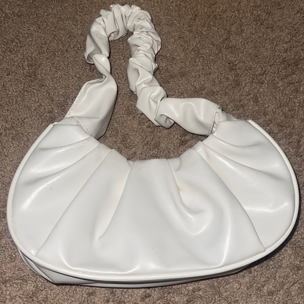 Cute white handbag purse